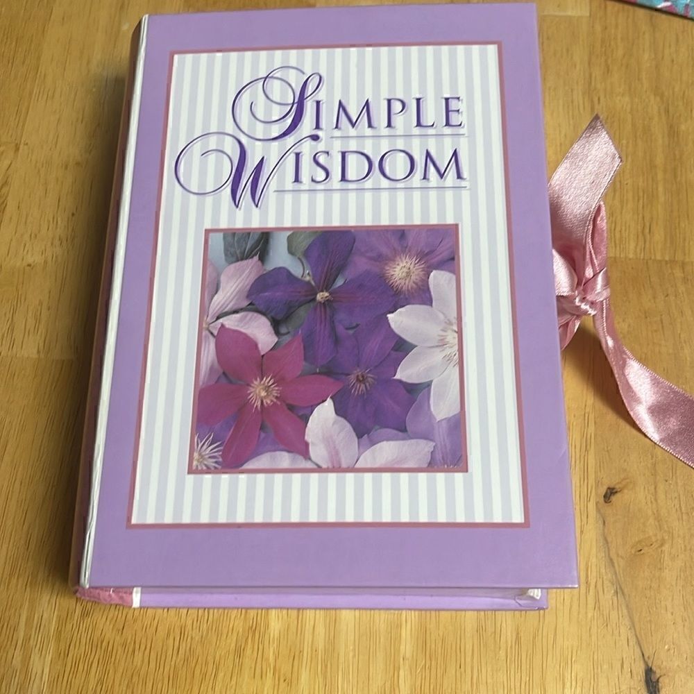 Simple Wisdom New Book with Ribbon Tie Closure Design
